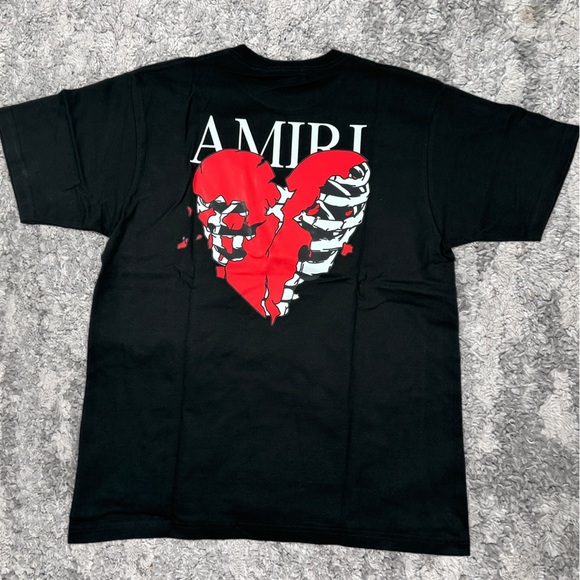 Amiri Lovers Broken Heart Tee Mens Size Large - Picture 1 of 3